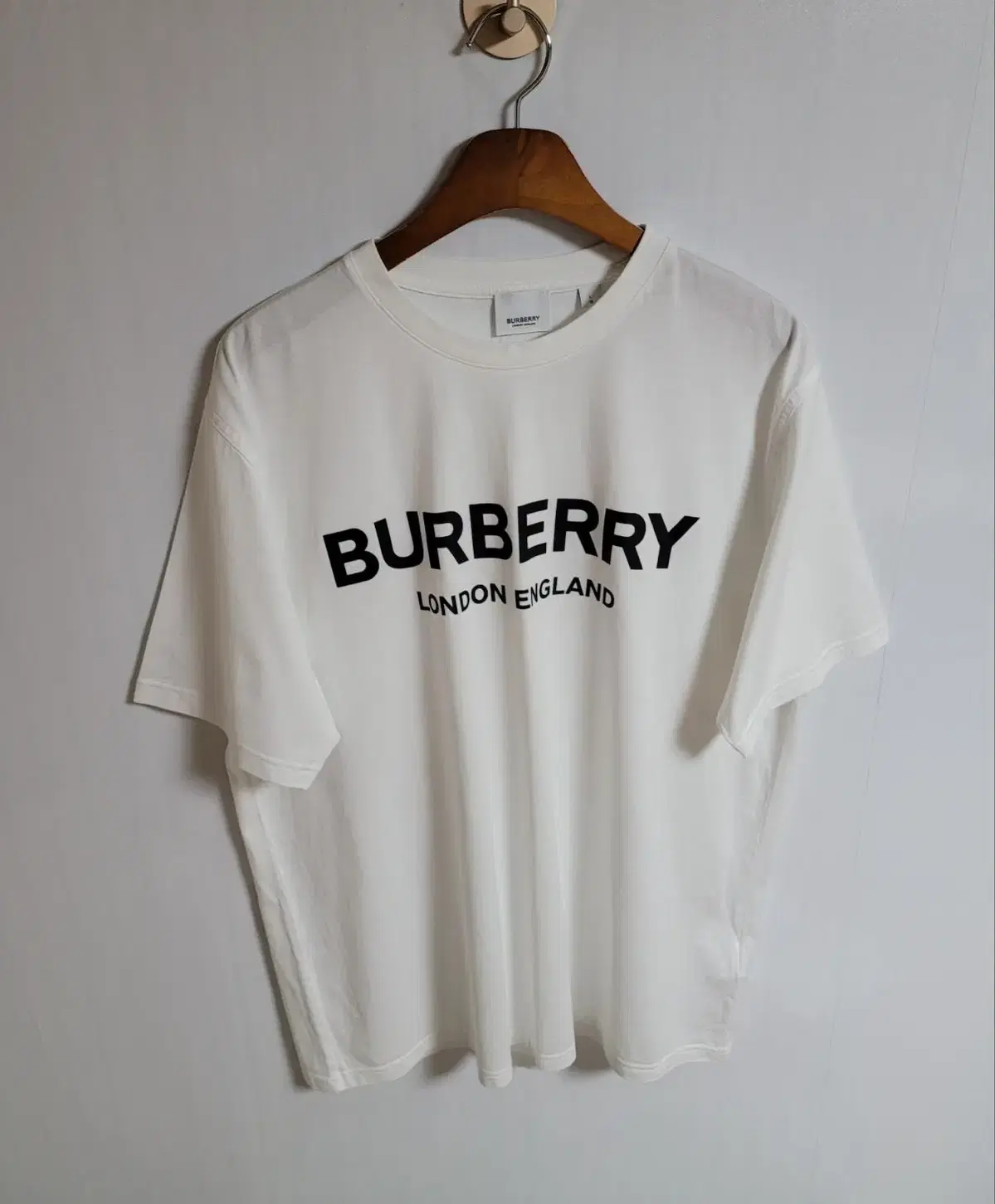 Burberry White London England Logo Short Sleeve T-shirt L 8026017