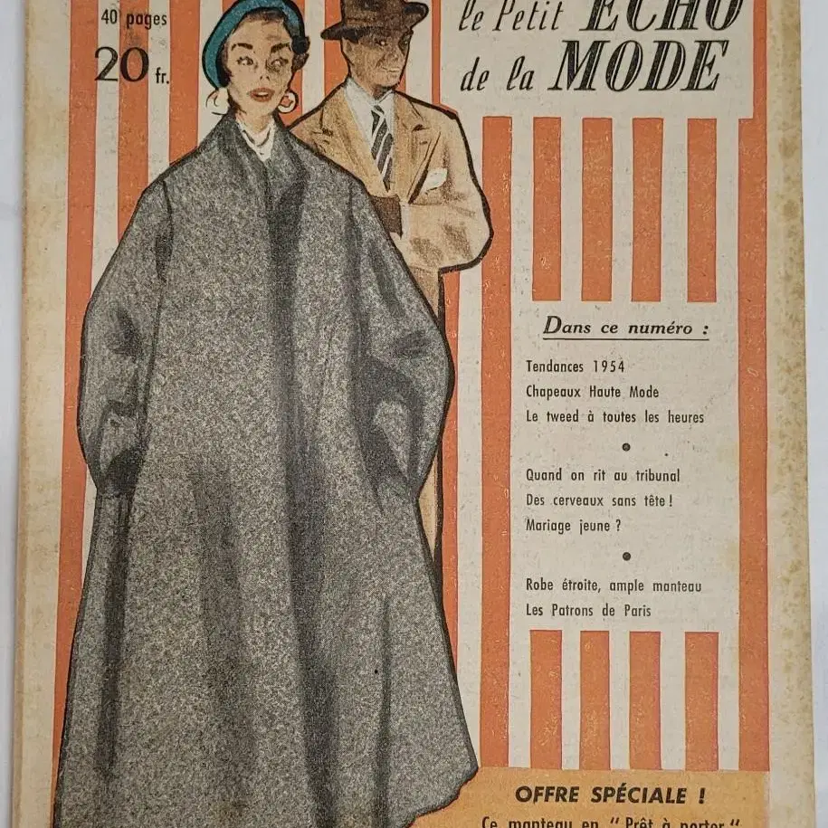 1953 프랑스 앤틱패션지de la Mode