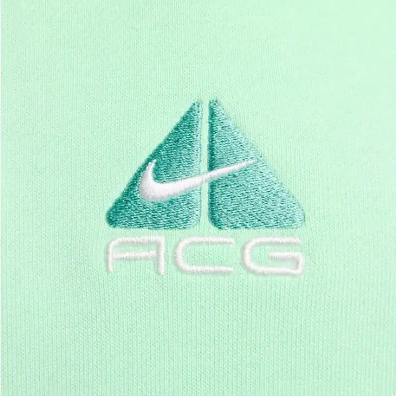 나이키 ACG 스우시 민트 써마핏 플리스 후드티 M