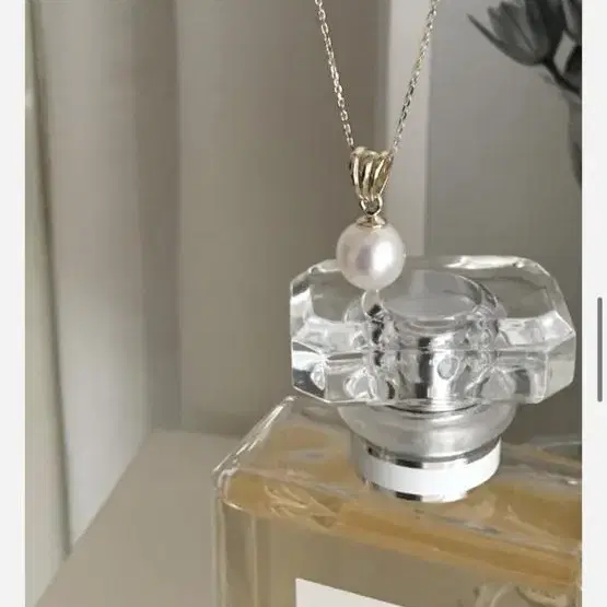 Avance 14k Classic Pearl Necklace 진주목걸