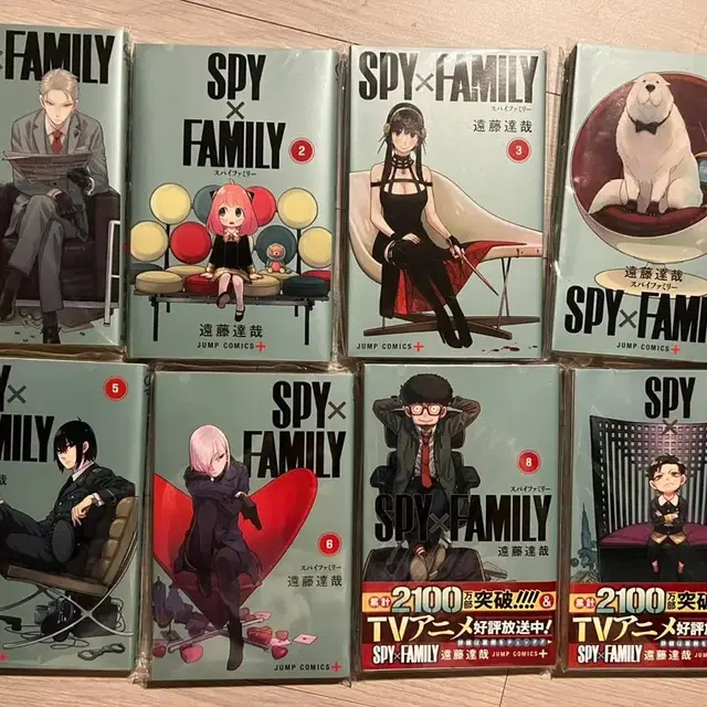 스파이패밀리 spy family만화책 원작 미개봉 1-8 최상상태