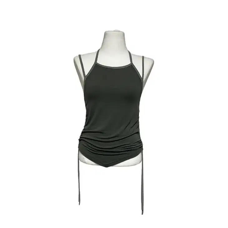 모래하우스 홀터 나시 슬리브리스 scoop halter sleeveles