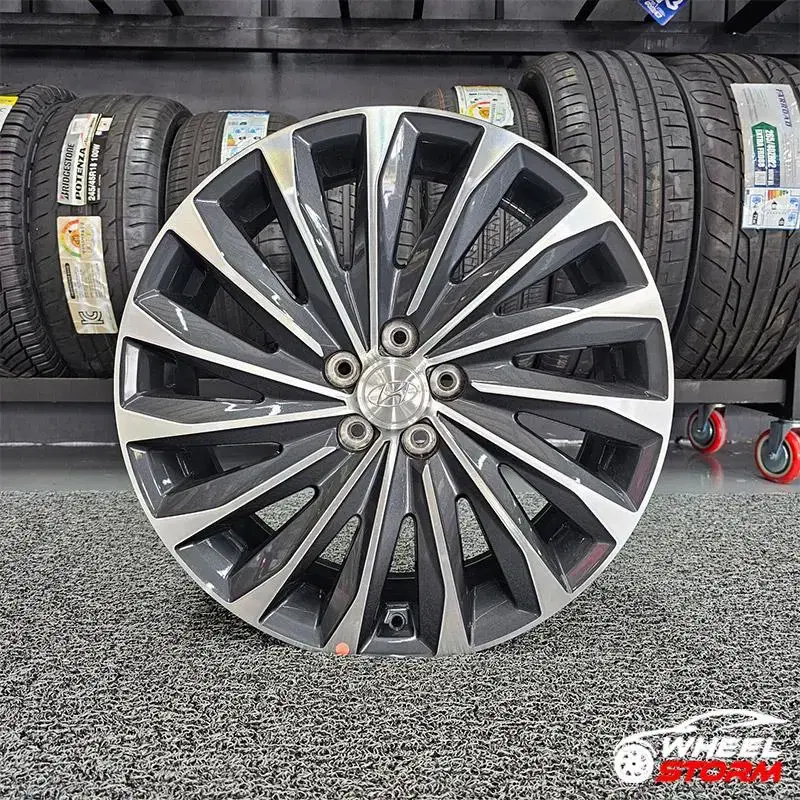 palisade facelift calligraphy 20inch wheel graycutting genuine wheel ...