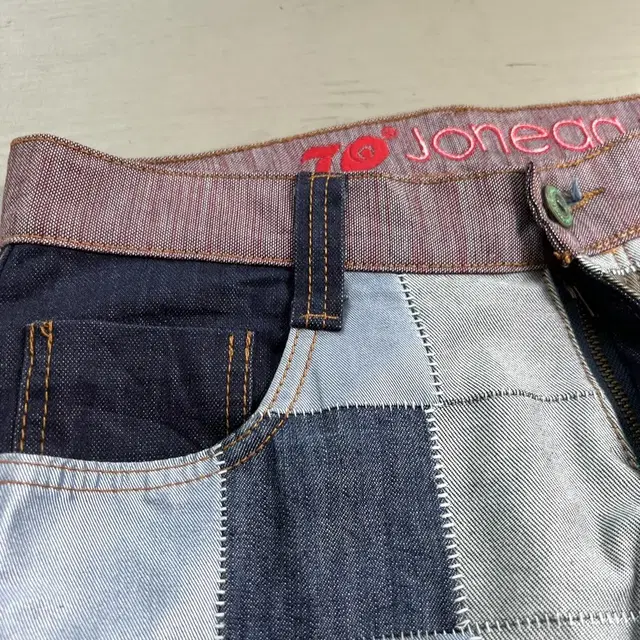 Joneaa Jeans 패치워크 팬츠