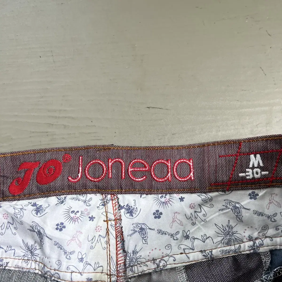 Joneaa Jeans 패치워크 팬츠