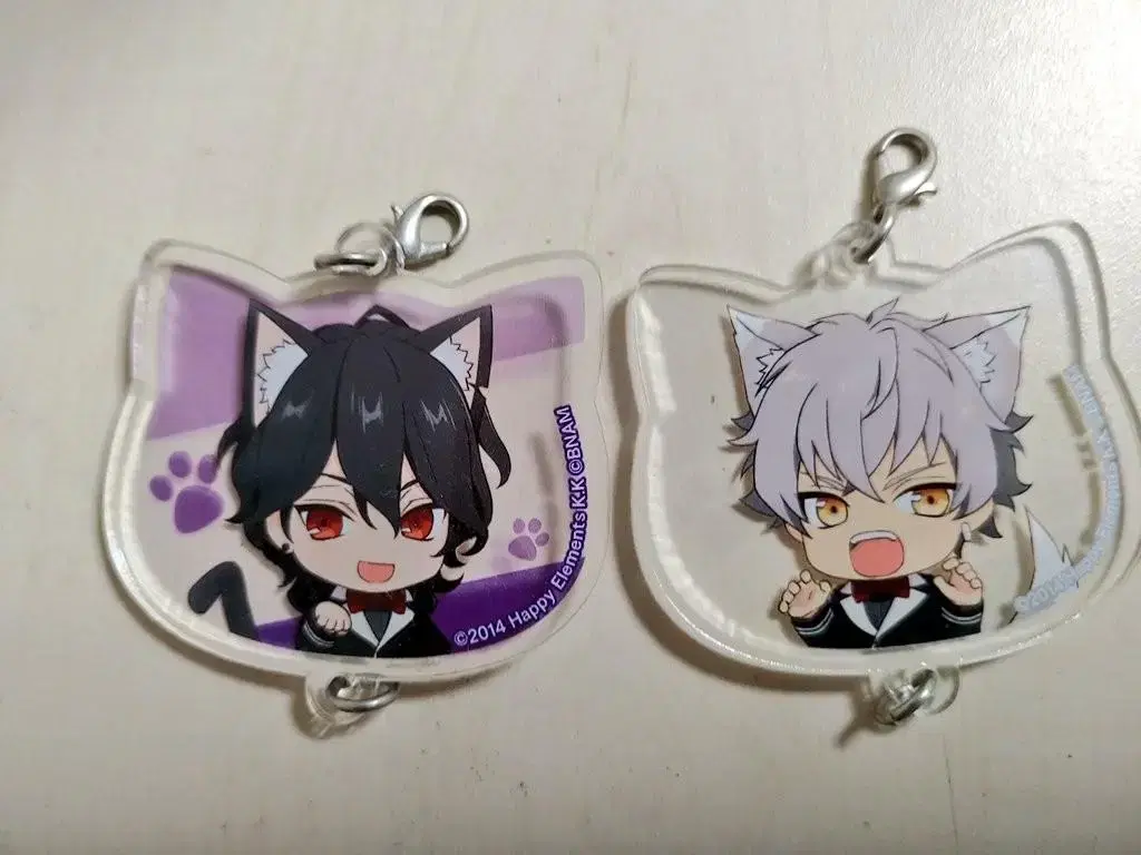 Angsta Nyanjatown acrylic keyring Lay, Koga