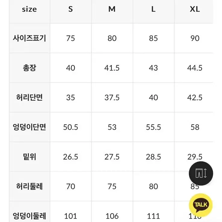 뉴발란스 4부 트리퍼 팬츠 s