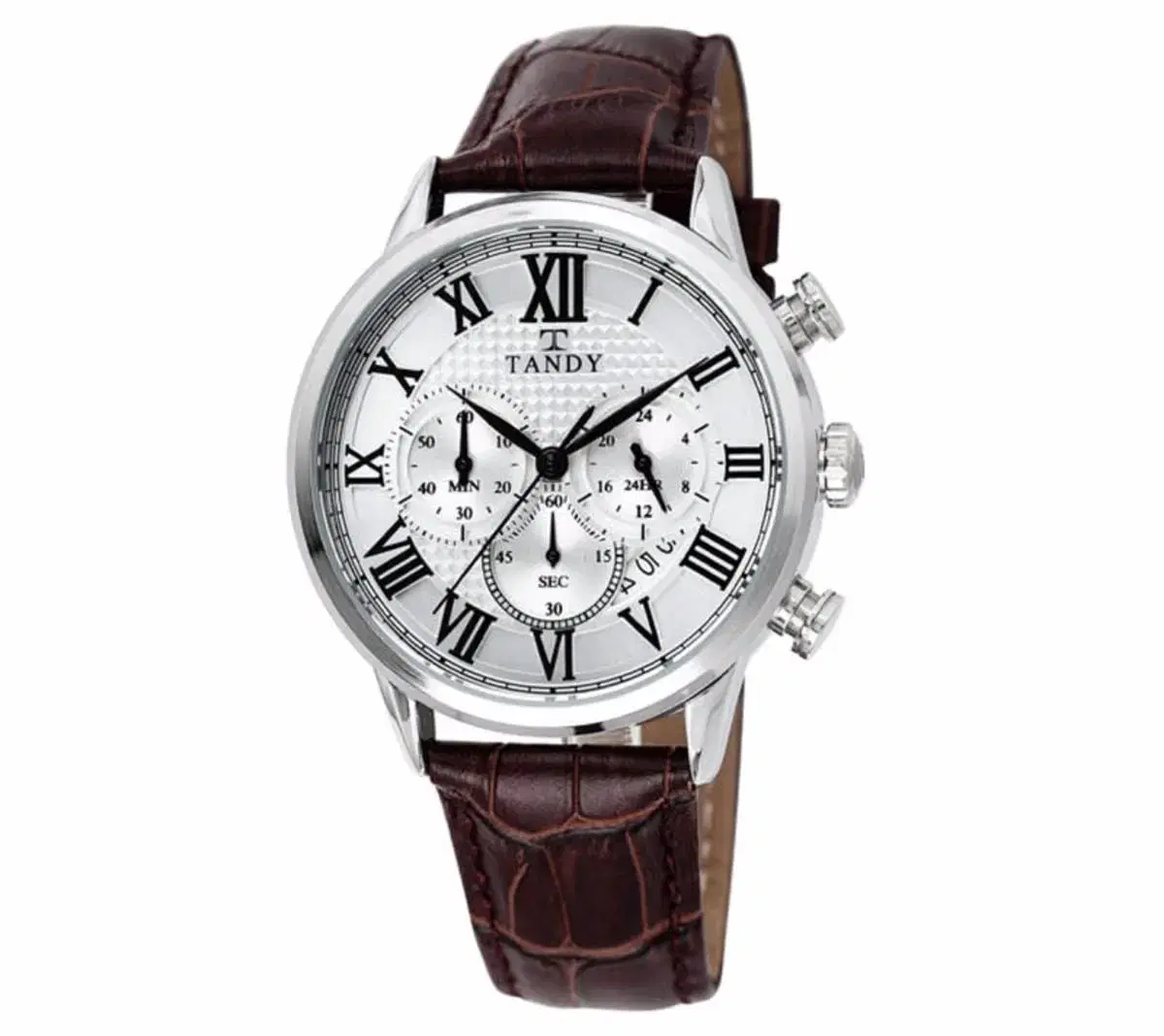 Tandy Classic Men's Chronograph Leather Watch