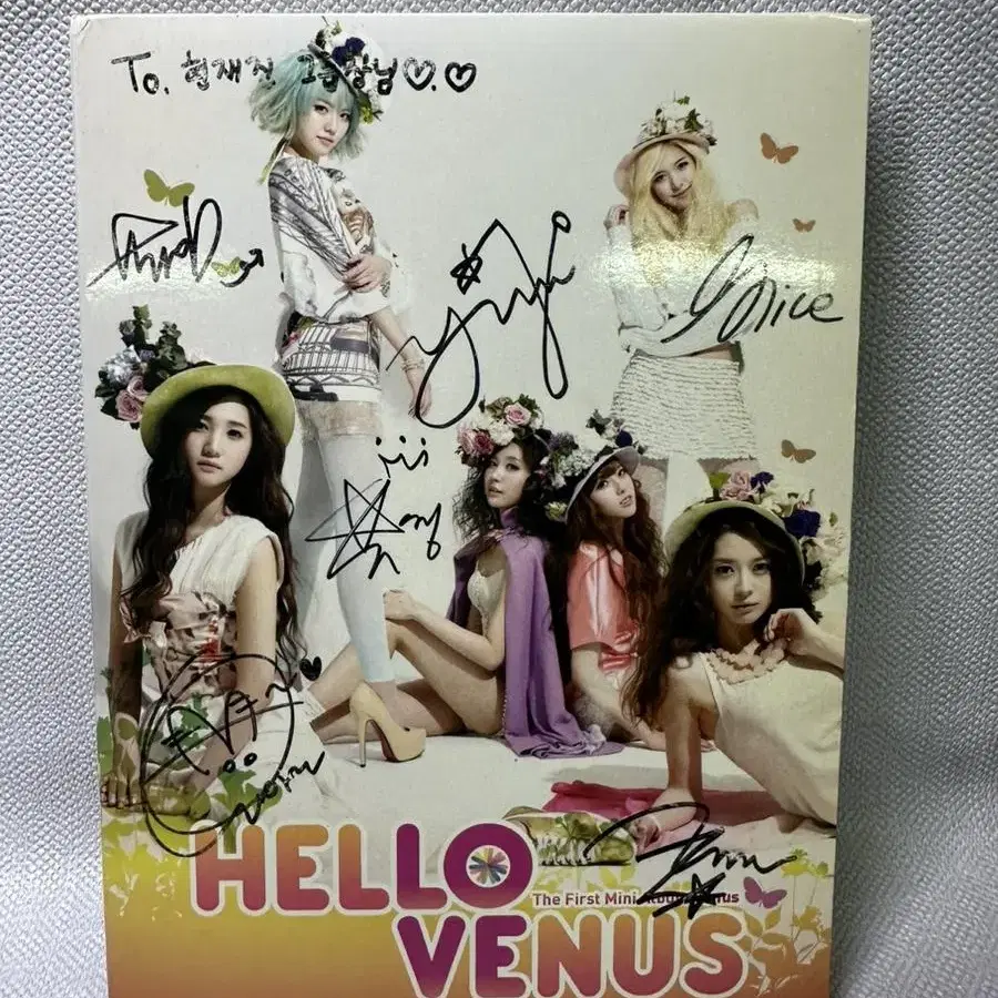 헬로비너스 미니1집/헬로비너스 (Hellovenus)친필싸인CD