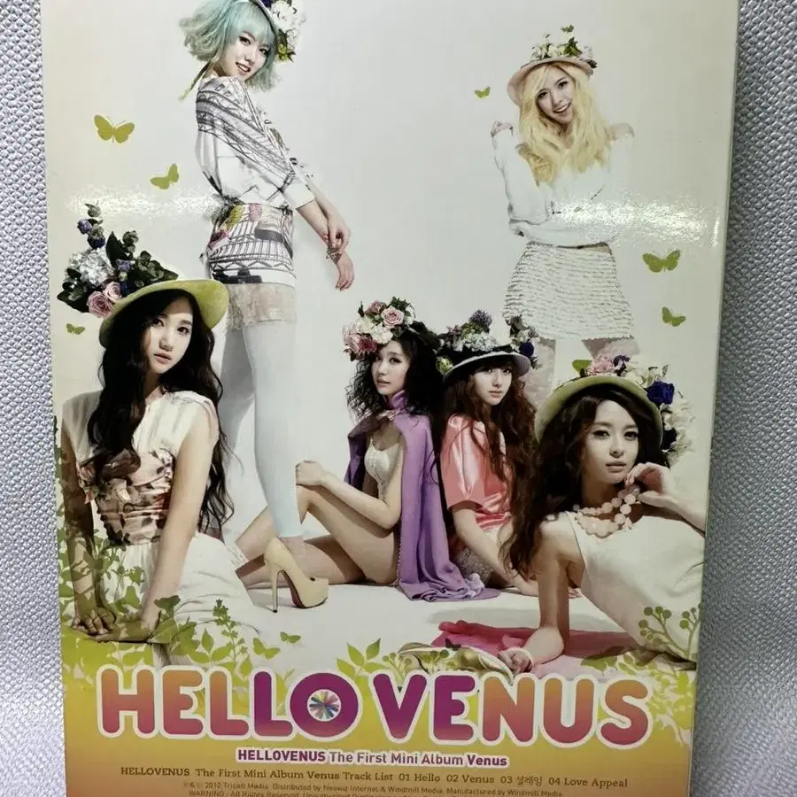 헬로비너스 미니1집/헬로비너스 (Hellovenus)친필싸인CD