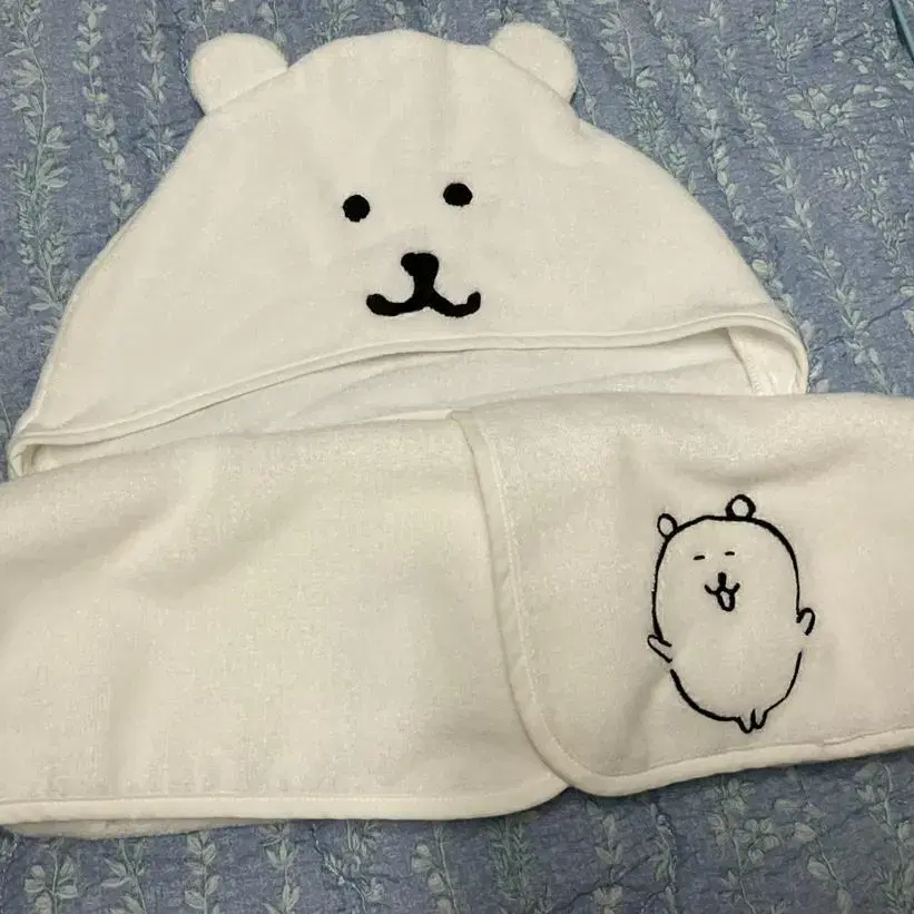 나가노마켓 농담곰 후드 담요 타올