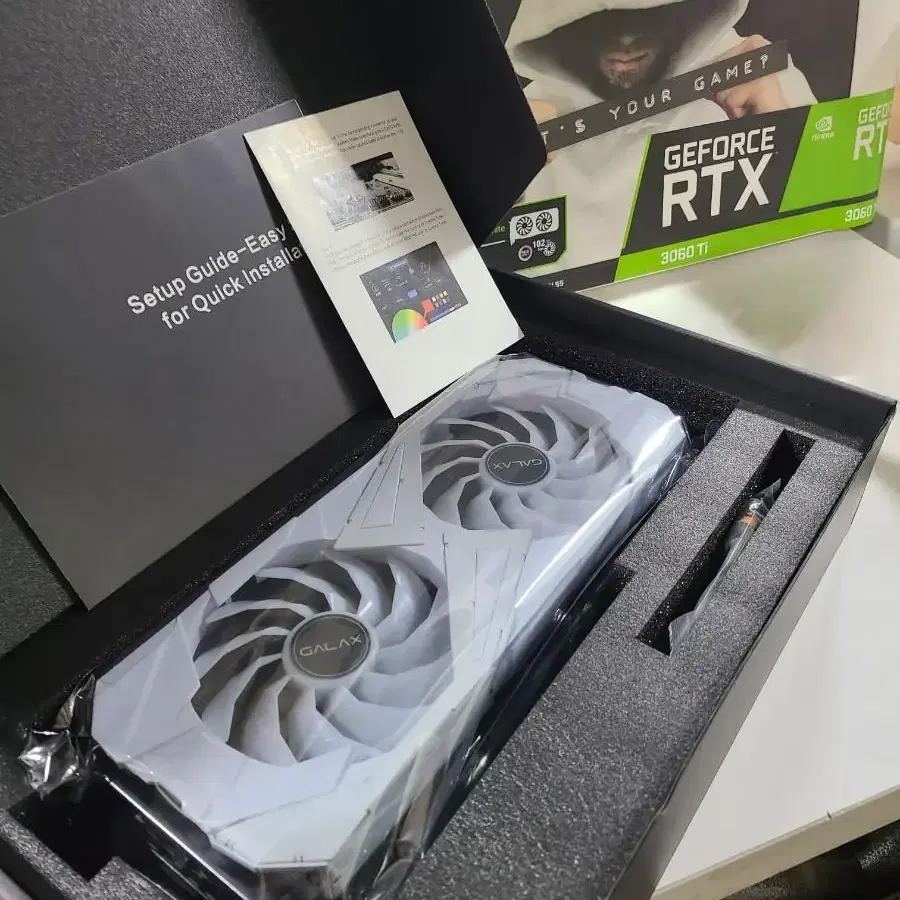 경북구미)겔럭시 3060ti. EX RGBLED. AS 25년5월