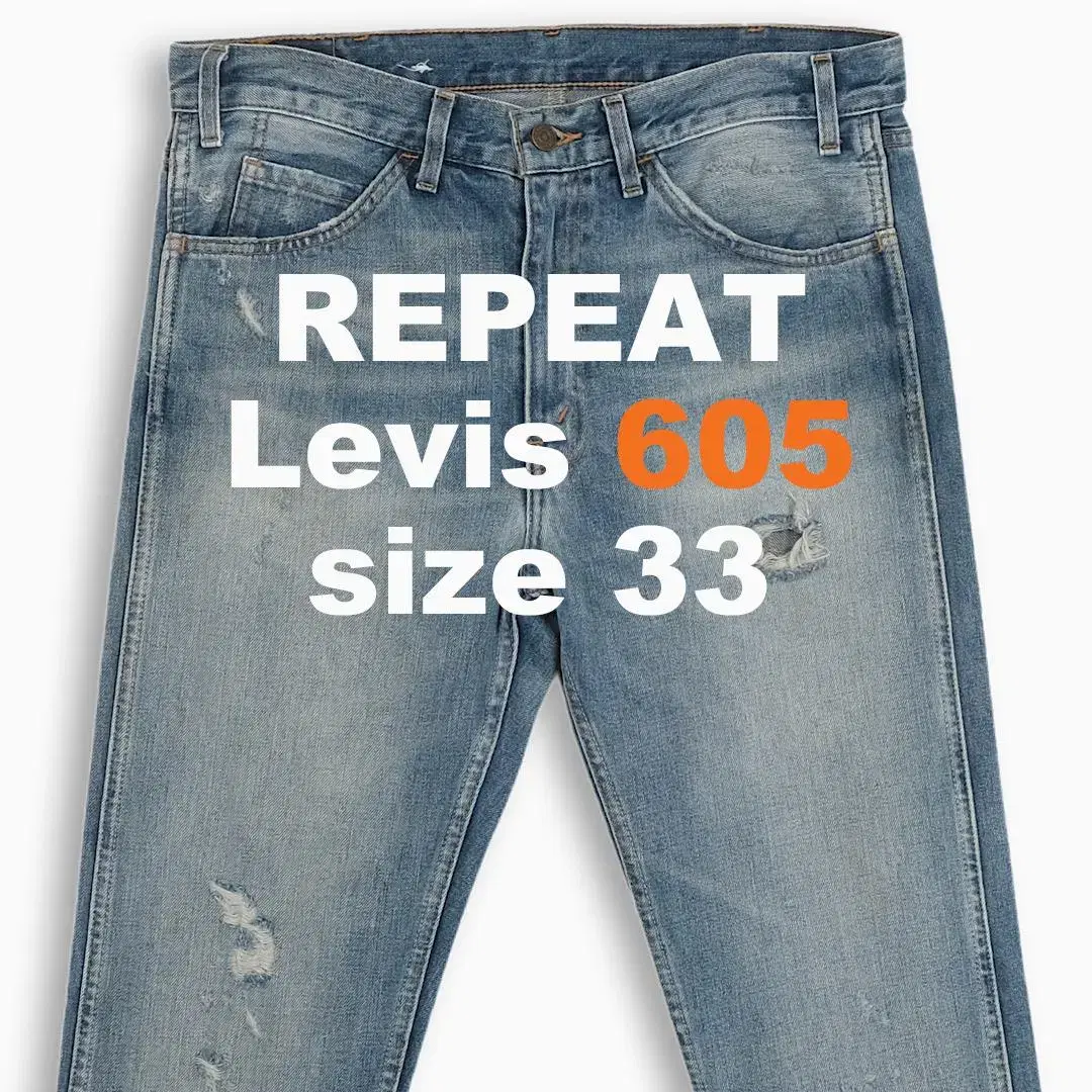 Levi's 605 Orange Tab LVC 33 Size OR6053301