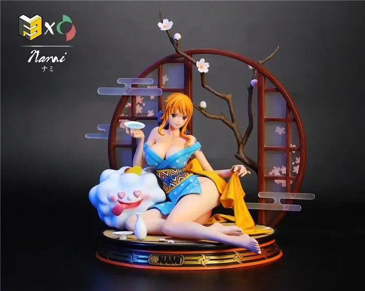 ONEPIECE F3 Wanokuni Kimono Nami Resin Statues