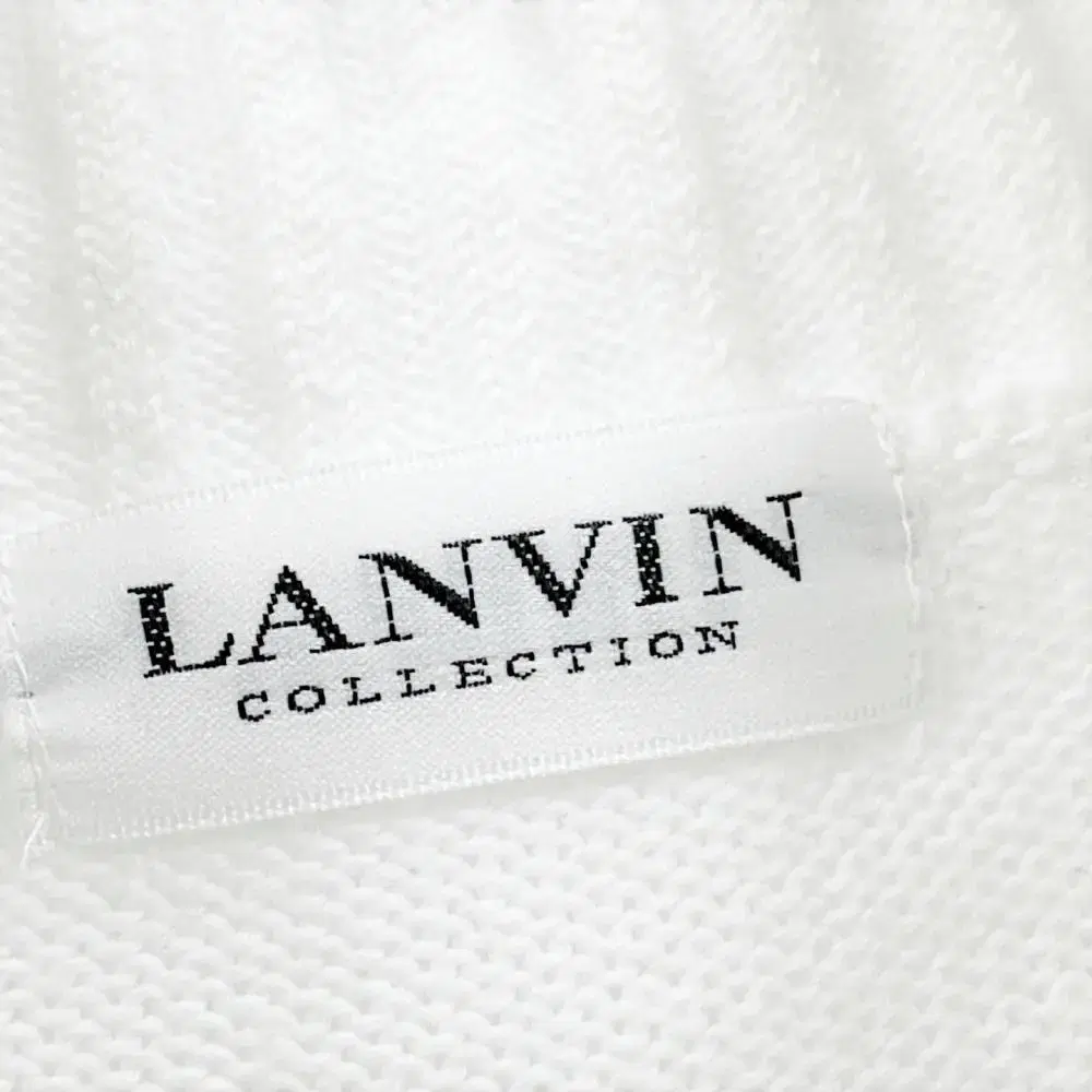 LANVIN 랑방 콜렉션 하이넥 코튼 골지 니트 C908