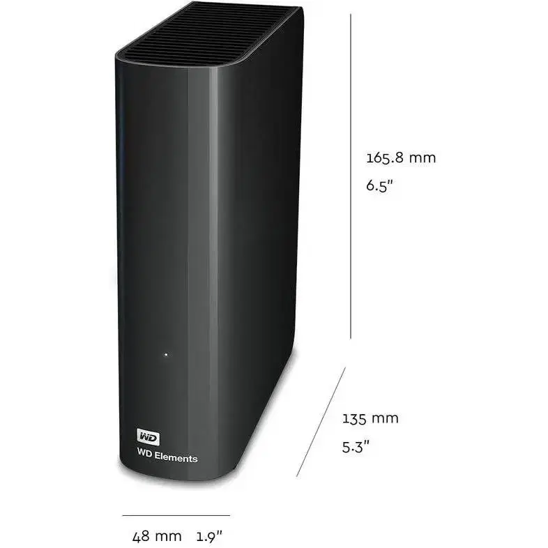 WD 8테라 엘리먼트 데스크탑 외장하드 드라이브 디스크 8TB HDD