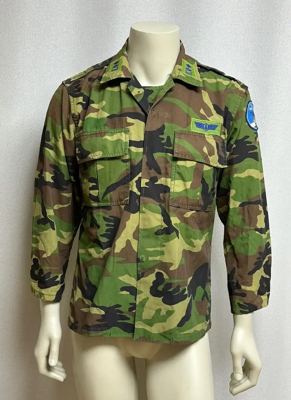 Air Force Old 2nd Air Defense Brigade Lieutenant's Speckled Combat Uniform Top (L)