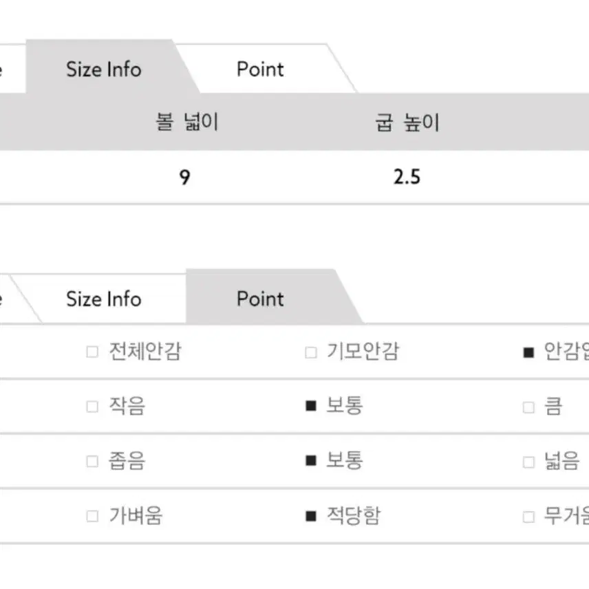 새상품 230-250)퀄팅패턴  베이직 여성 앵글 레인부츠