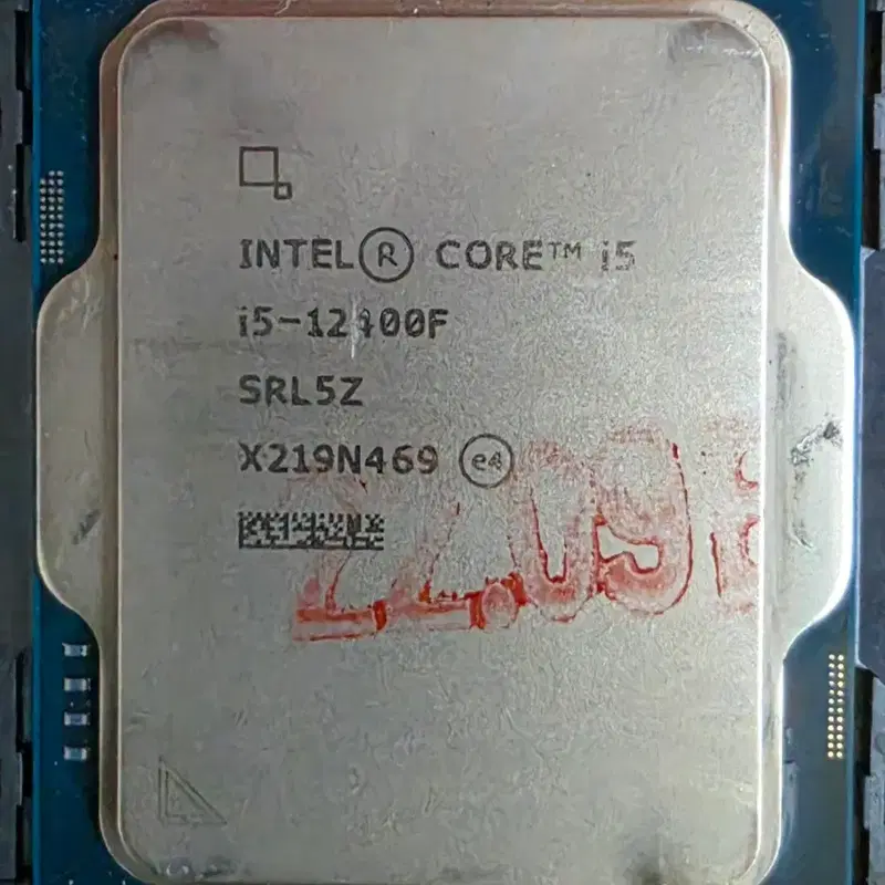I5-12400F CPU만 팝니다 인텔 12세대 I5 CPU