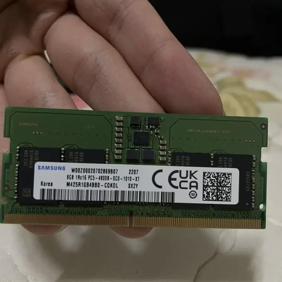 ddr5 8gb *2 16기가 노트북 램 팝니다