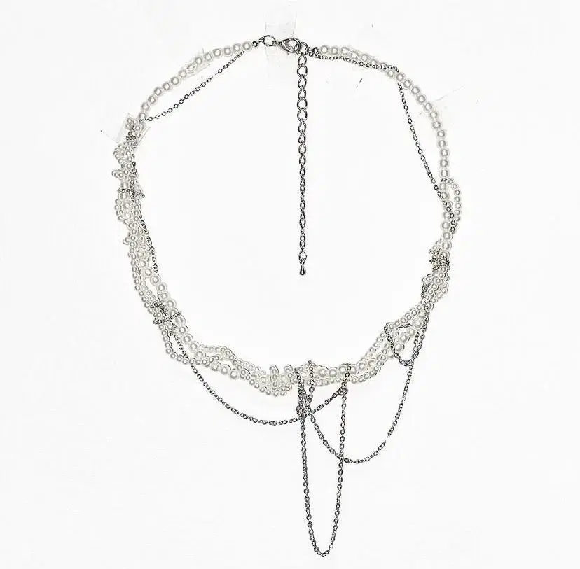 Pellucid web necklace 스컬프터오도어보헴서yy브랜디멜빌