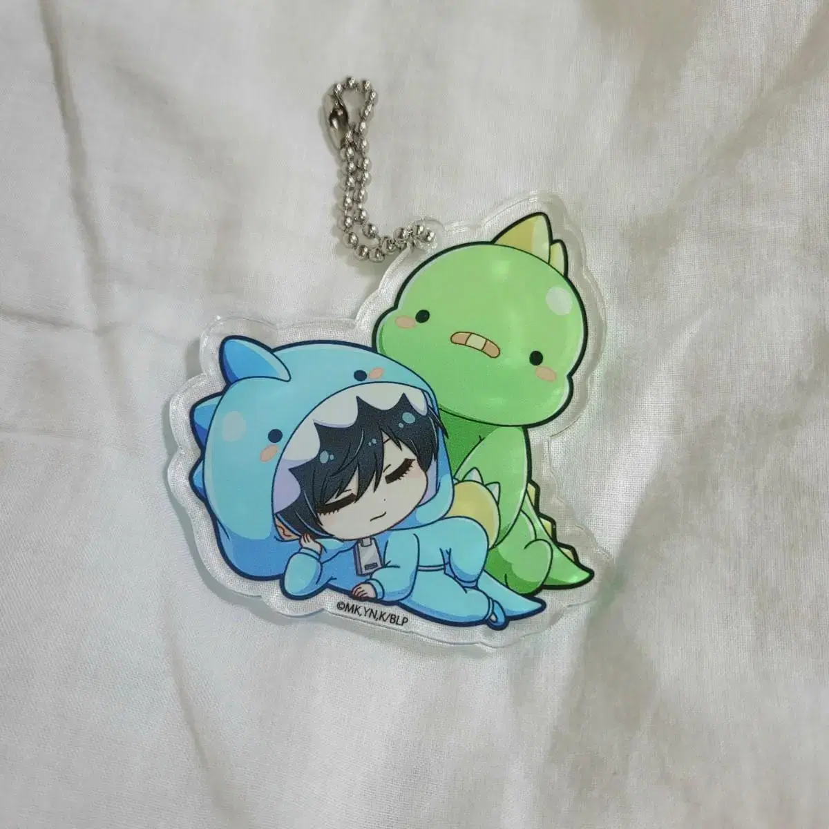 [BLUELOCK] Rin Itoshirin dinosaur pajamas keyring sells