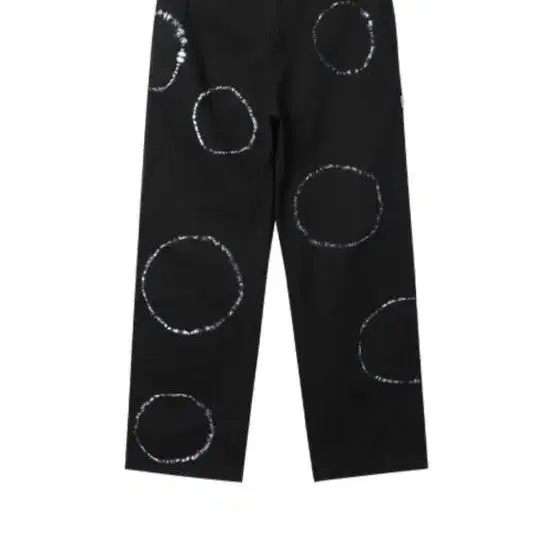 m) yeseyesee Tie Dyed Pants Black