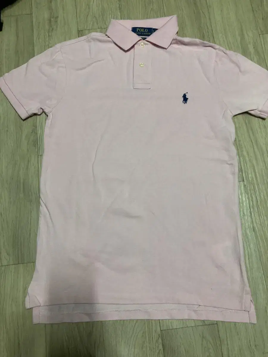 Pink pique polo shirt by Ralph Lauren