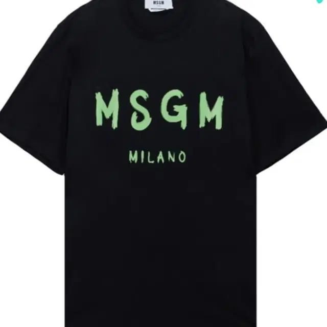 [S]MSGM 남성 밀라노 로고 반팔