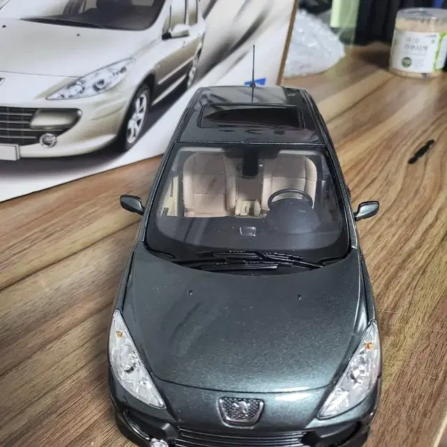 푸조 PEUGEOT 307 딜러팩 (PD201795GY) 1/18