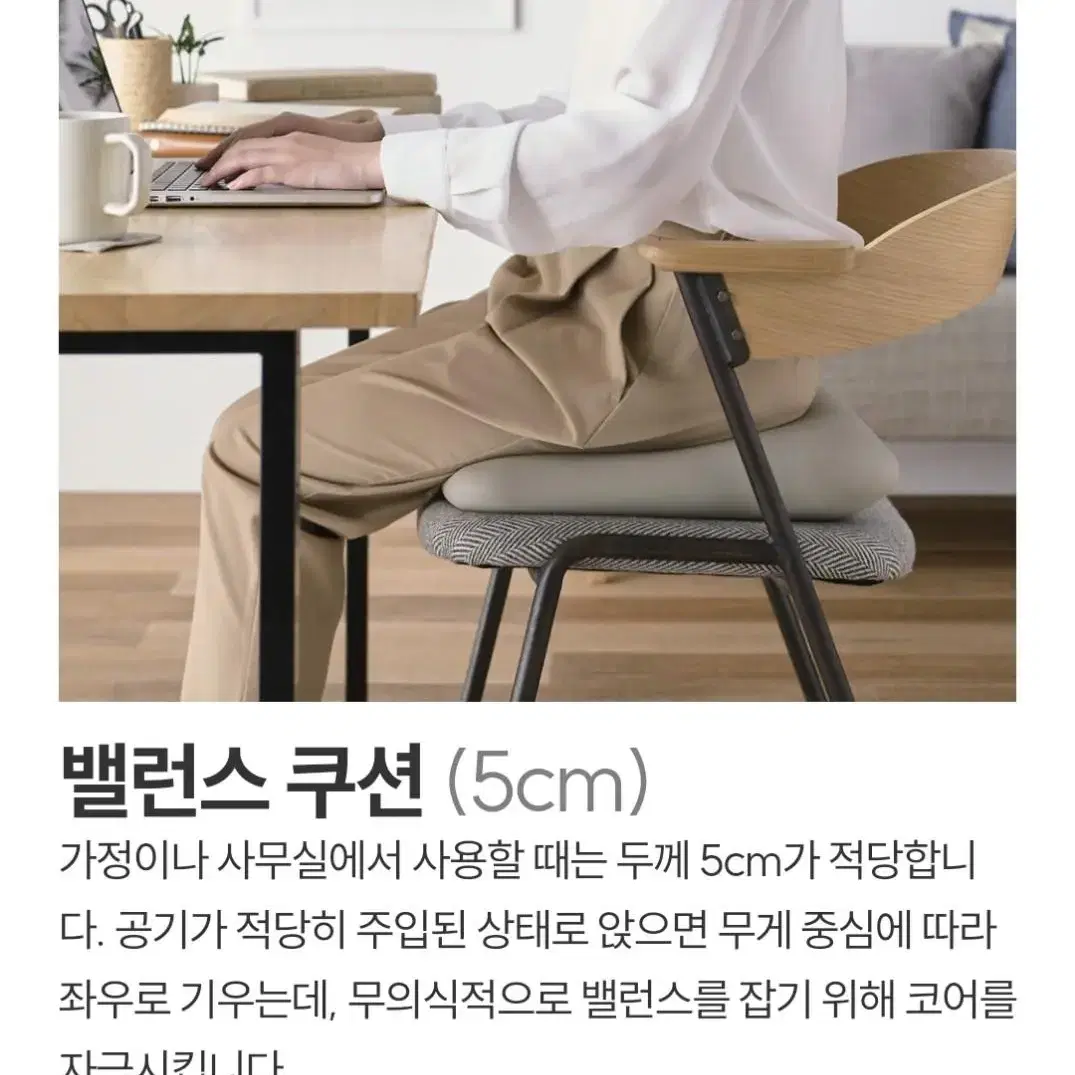 허리안좋은분 밸런스쿠션 앉아만있어도 코어운동 / 허리디스크 홈트레이닝