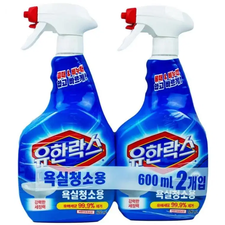 락스 욕실청소용 600ml 2개