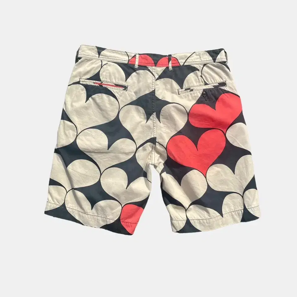 bohemians heart pattern shorts