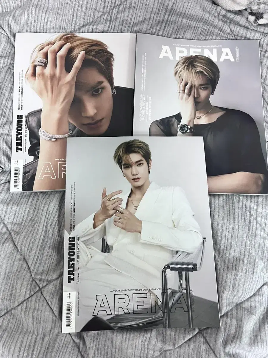 NCT taeyong Arena January Issue Magazine