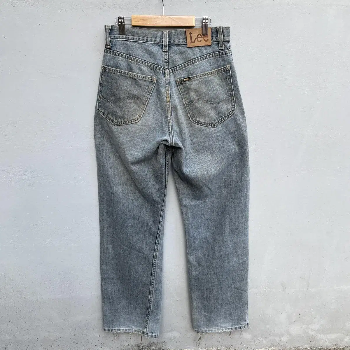 1990s lee riders blue grey denim pants