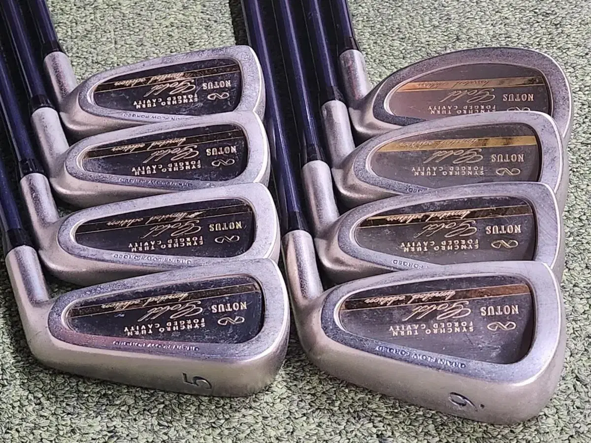 Mizuno NOTUS GOLD limited edition Used Iron Set Carbon SR