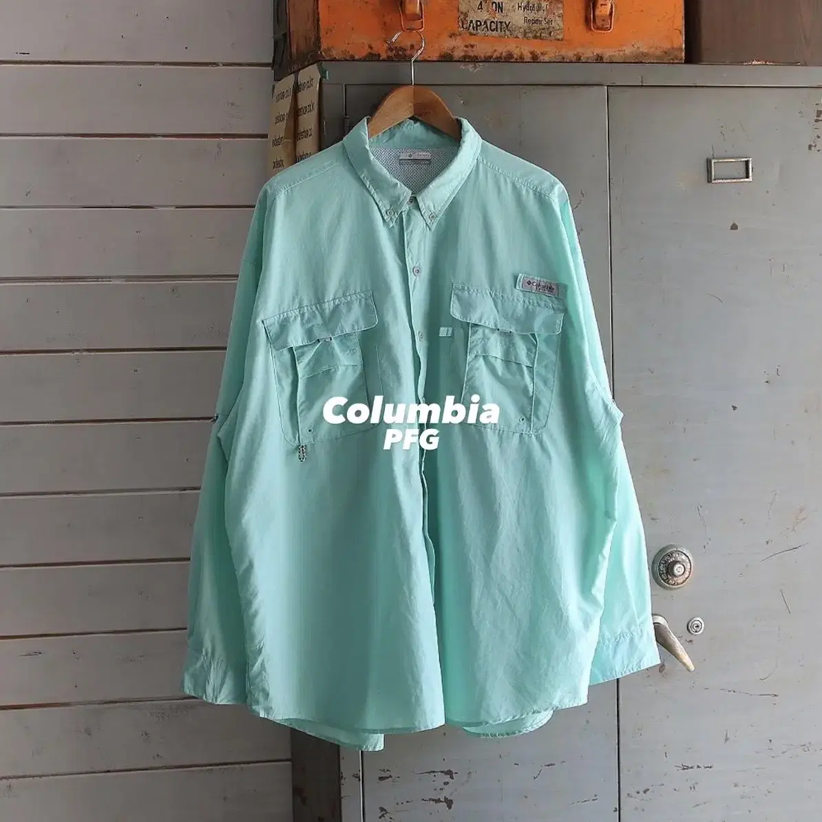 (착용컷) Columbia PFG 피싱 셔츠 (남성용 110)