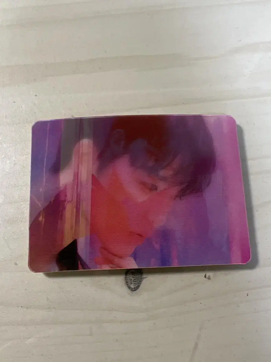 Bae Jinyoung Imimi hologram sticker kard