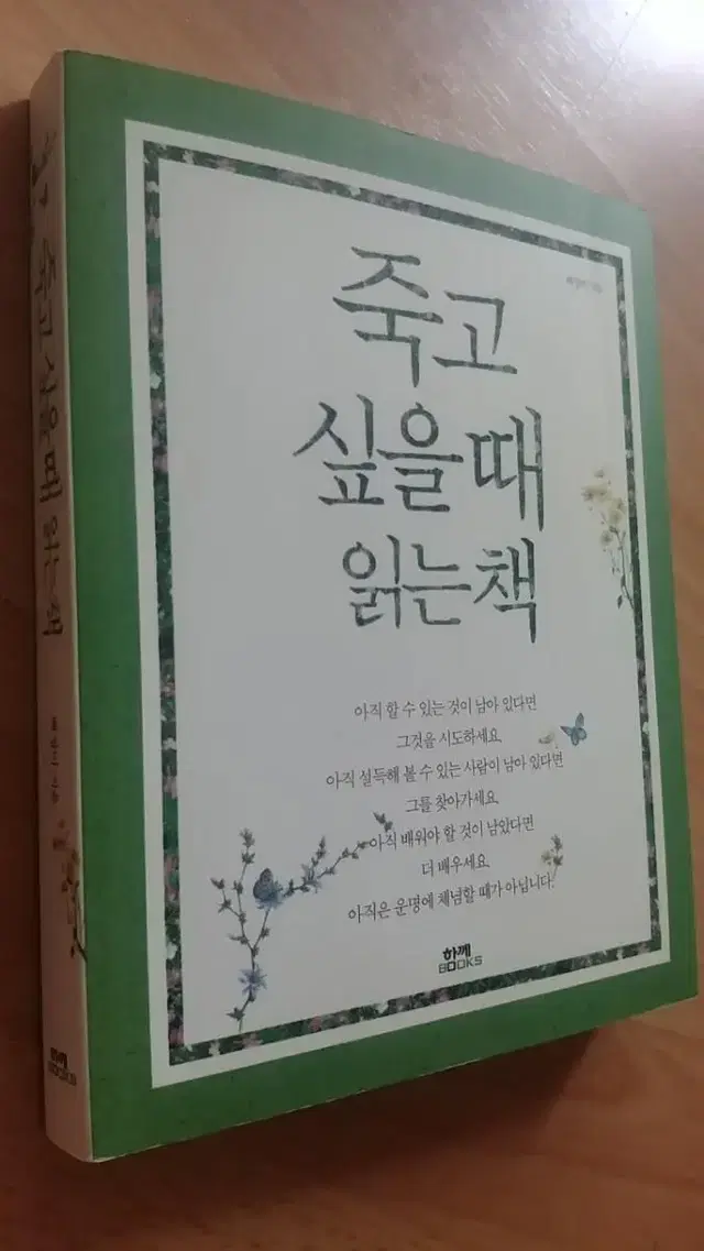 죽고 싶을때 읽는 책