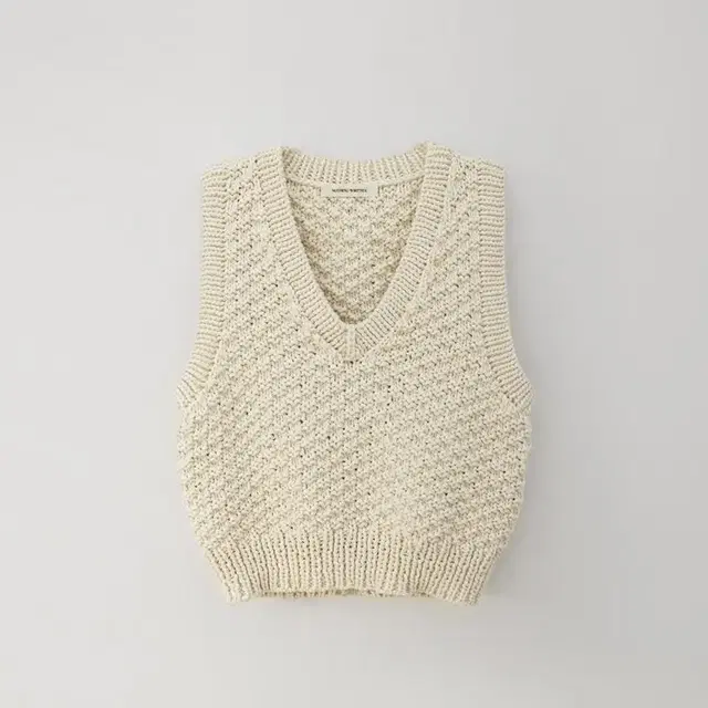 낫띵리튼 danish cotton vest 대니쉬 코튼 베스트 니트 조끼