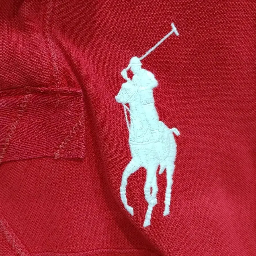 POLO RALPHLAUREN 폴로 랄프로렌 여성 빅포니반팔카라티(레드네