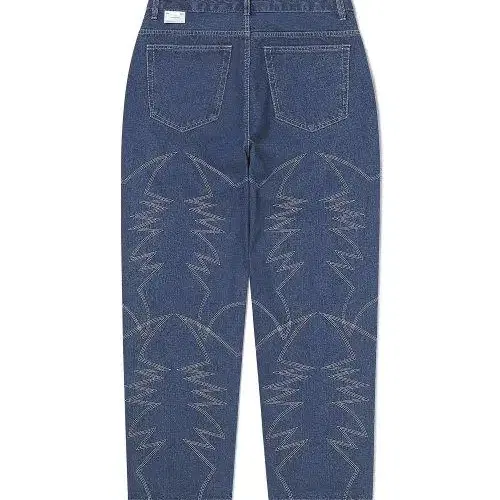 (L)디스이즈네버댓 데님팬츠 Embroidery Jean Mid Blue