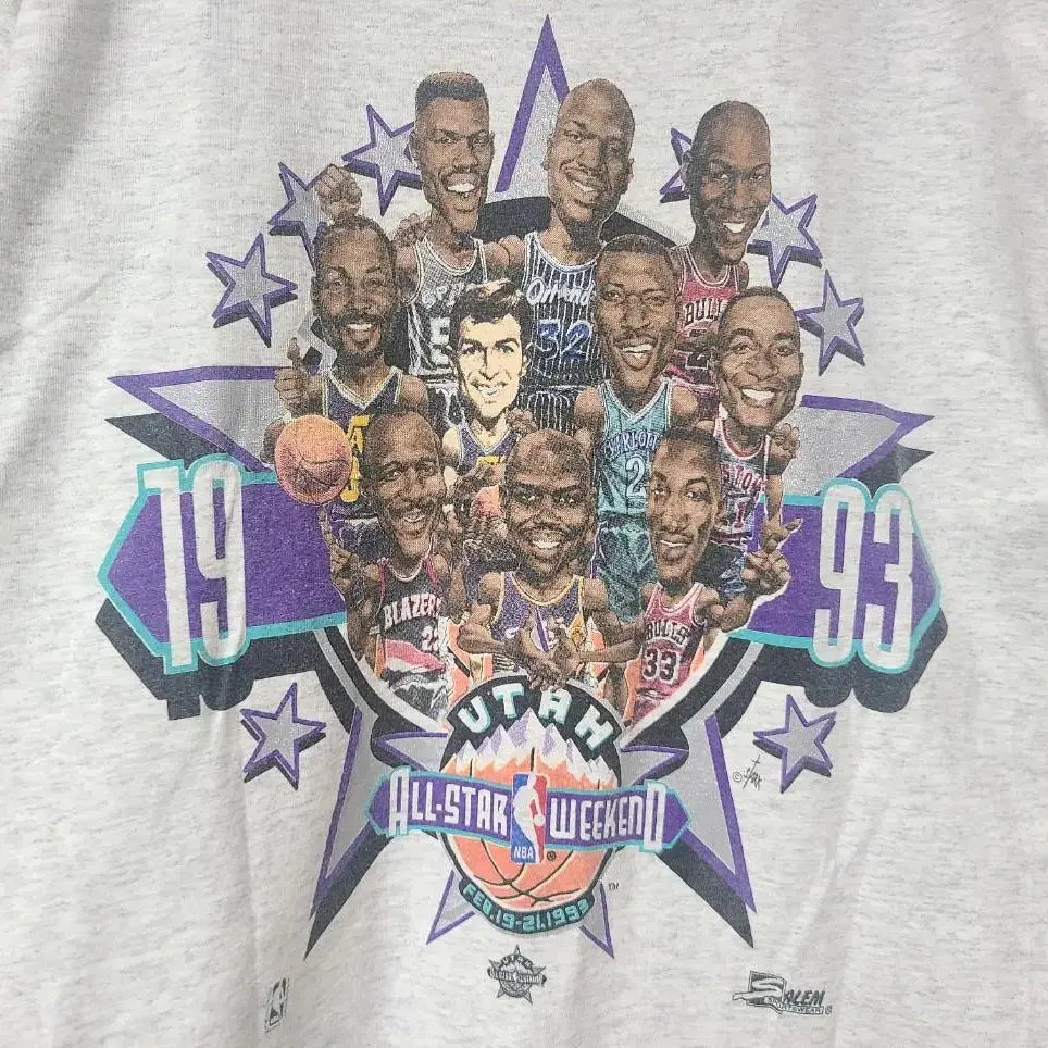 salem 1993 nba all-star NBA올스타 빈티지티셔츠