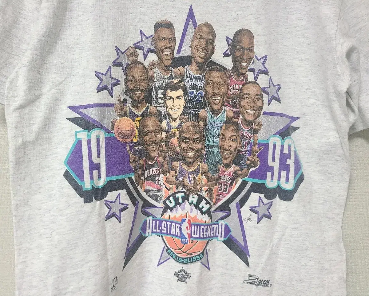 salem 1993 nba all-star NBA올스타 빈티지티셔츠