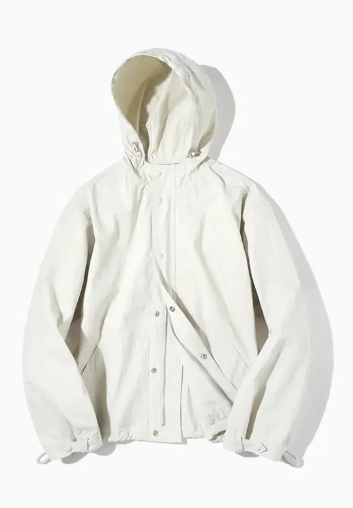 Partimento hooded zip-up jacket grey M