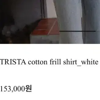 르니나 셔츠 블라우스 TRISTA cotton frill shirt