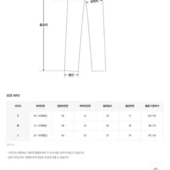 히니크 청바지 - 연청