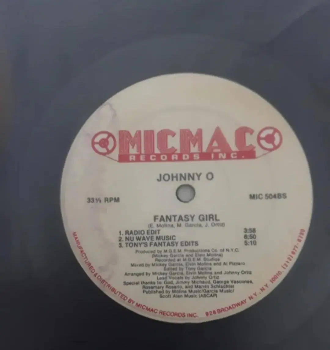 일렉트로닉 프리스타일 Johnny O 미국 12인치싱글 바이닐 vinyl