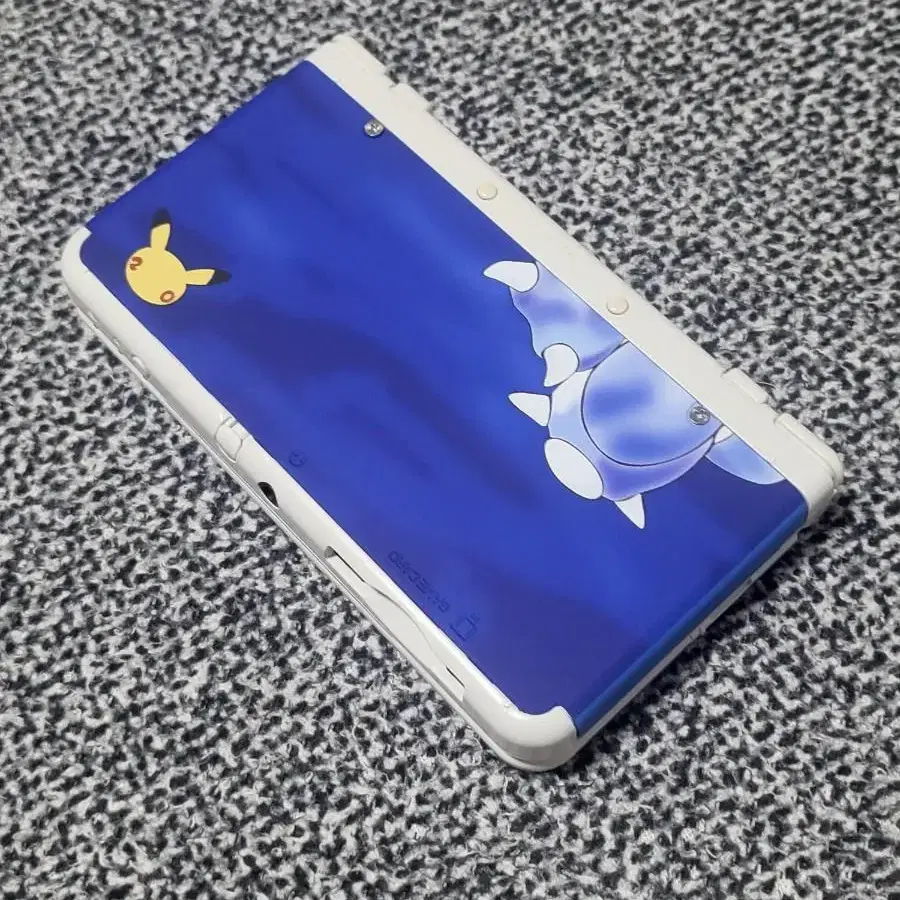 new 3ds 뉴작다수 커버 플레이트 블루