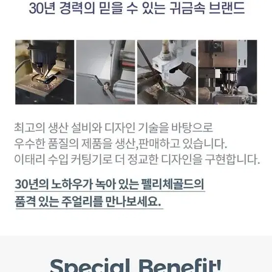 펠리체골드 에데르넬 목걸이 백금 18k